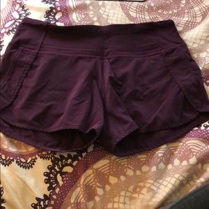 Lululemon Plum Shorts